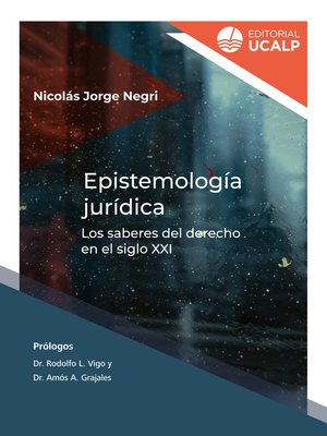 cover image of Epistemología jurídica